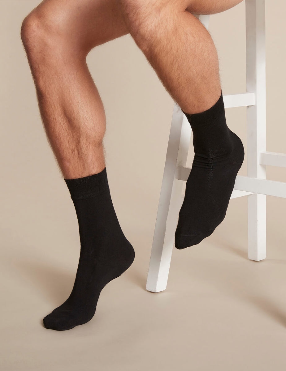 Black business clearance socks