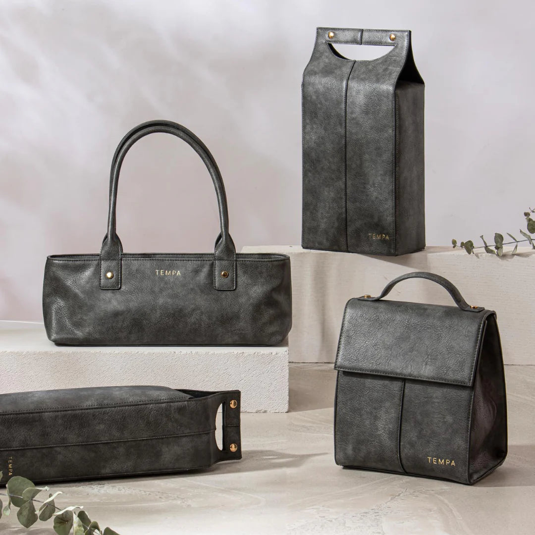 Harley Wine Bag - Charcoal