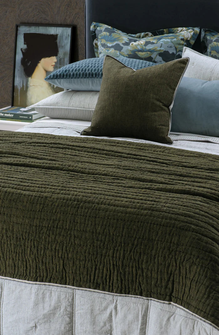 Coverlet Appetto - Deep Moss