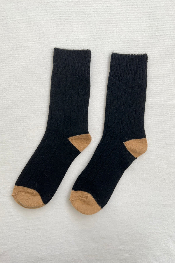 CLASSIC CASHMERE SOCKS - BLACK