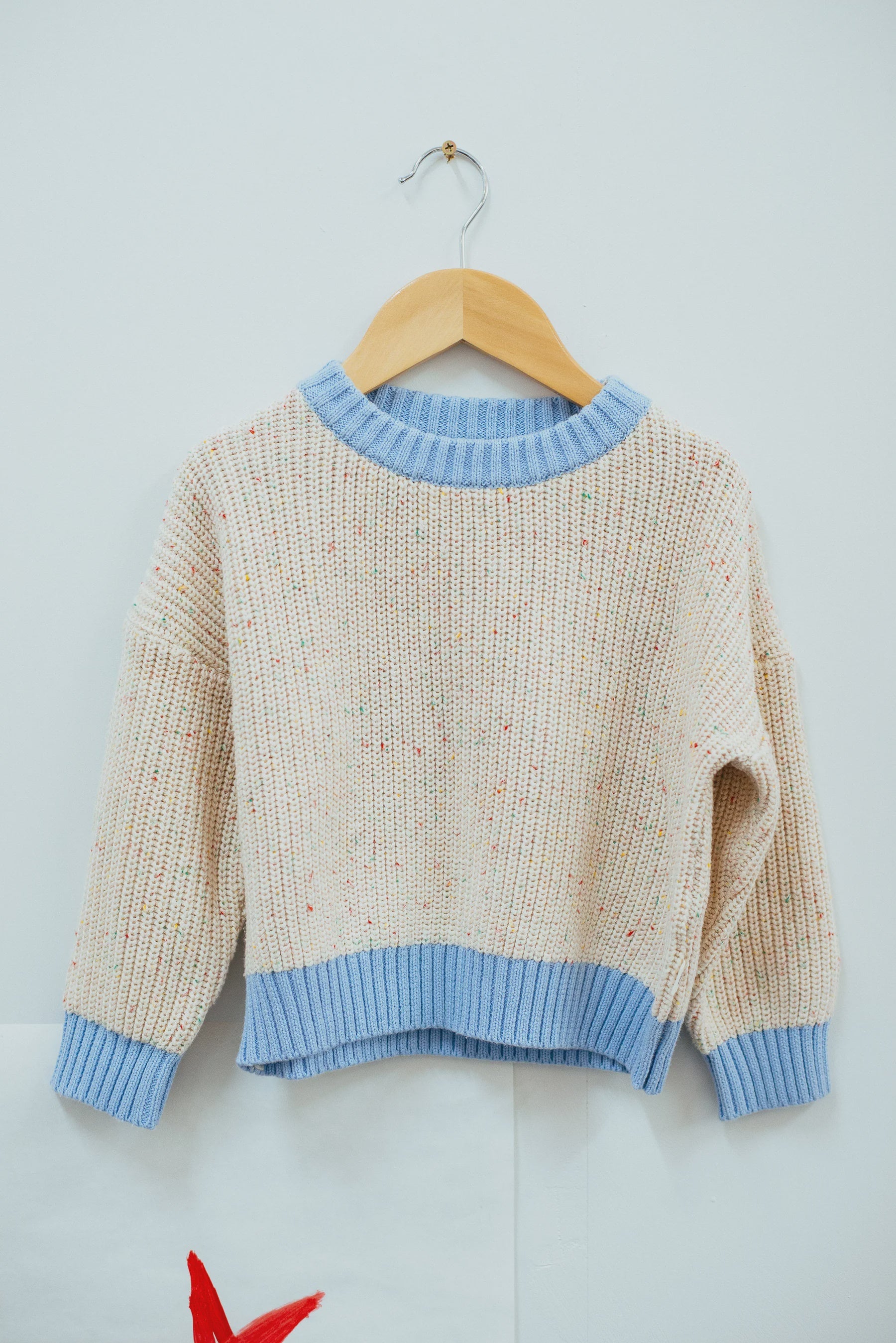 Freckle Knit (baby blue)
