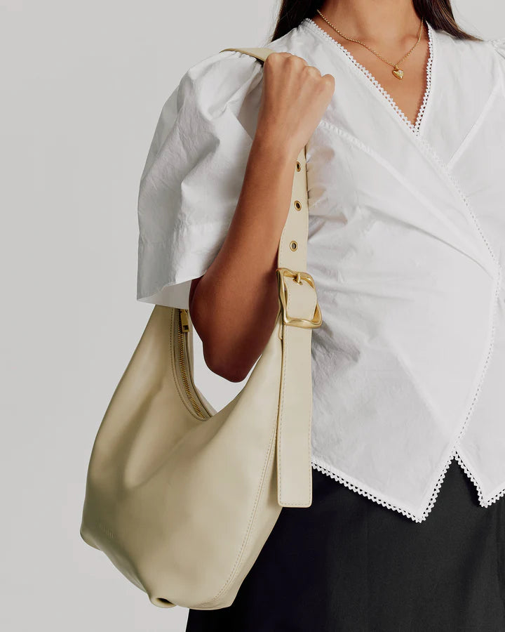 Large Everyday Crossiant Bag - CASHEW