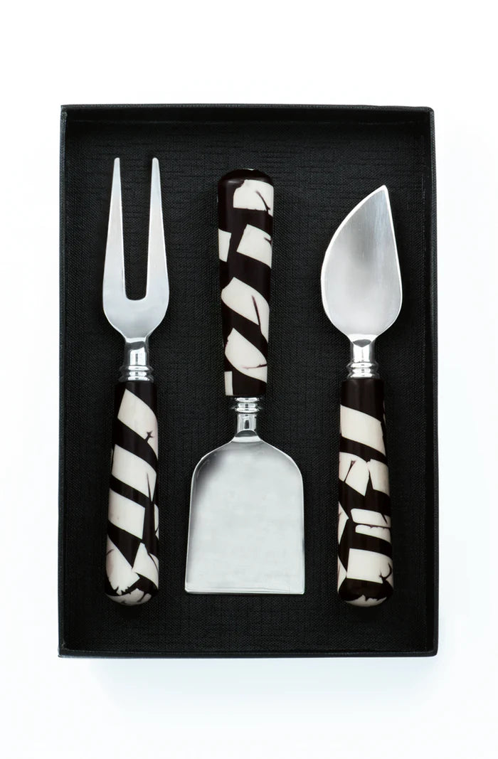 Cheese Set - Black & White