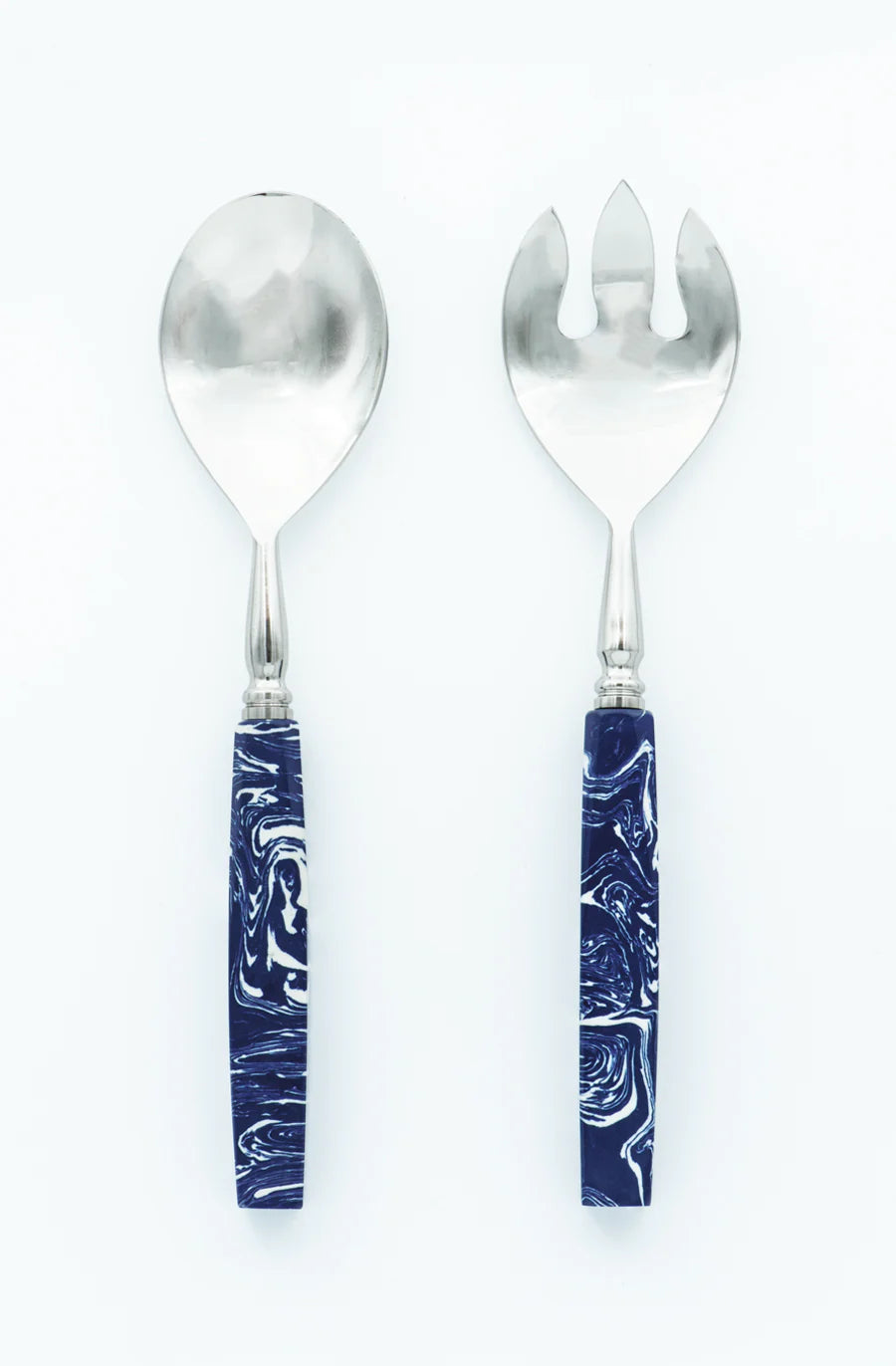 Salad Servers Set - Blue