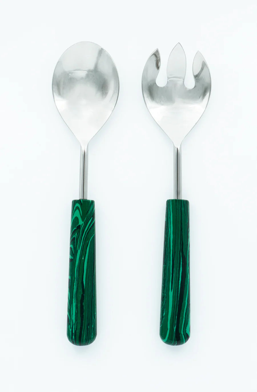 Salad Servers Set - Emerald