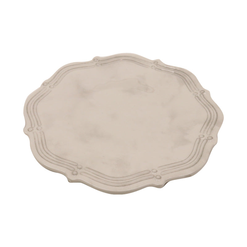 Melamine French Grey Side Plate