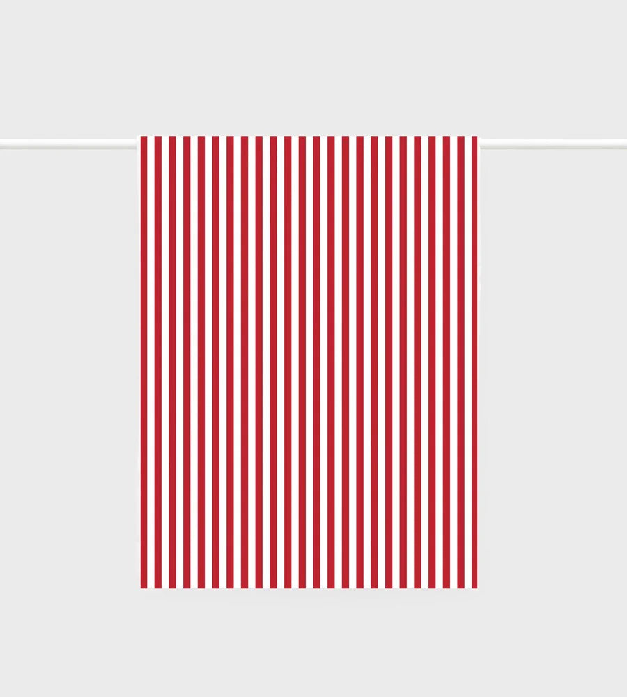 Tea Towel | French Nautical Red Stripe