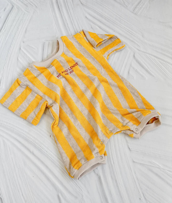 Positano Terry Romper - Limoncello