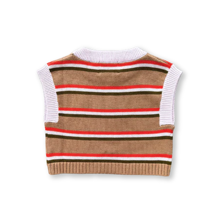 Organic Striped Vest