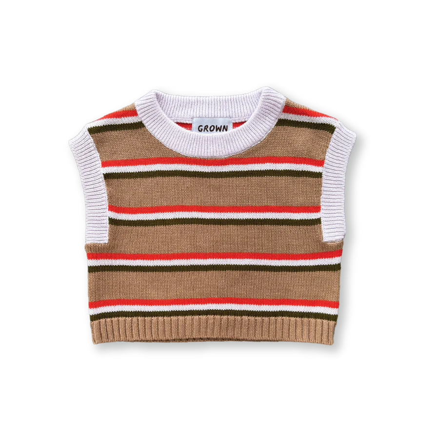 Organic Striped Vest