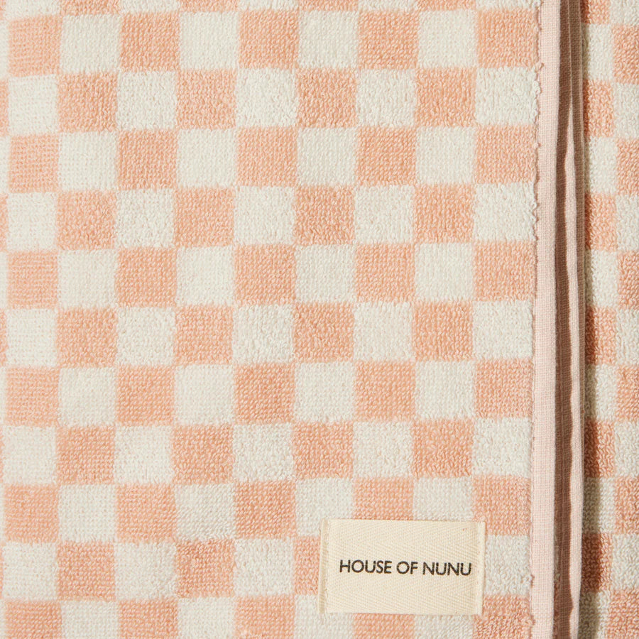 Hand Towel - Pink Check