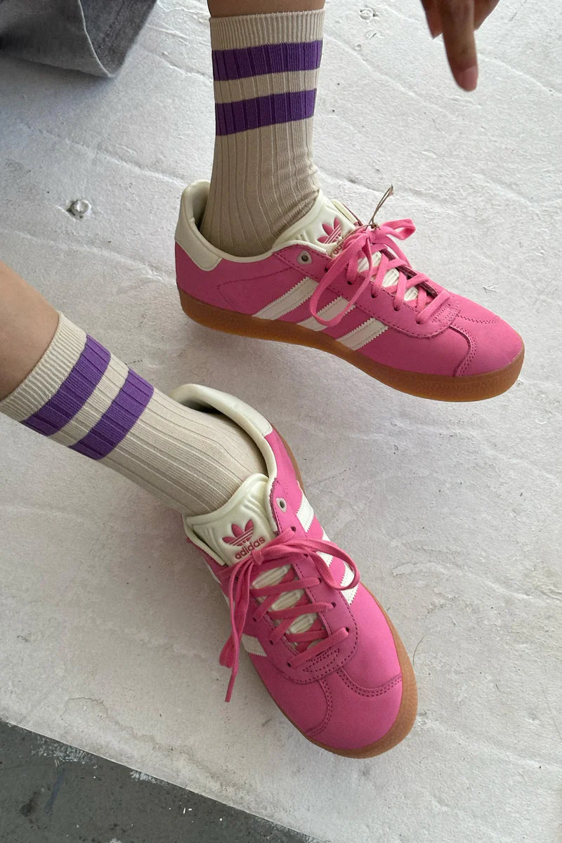 HER SOCKS VARSITY - Ube