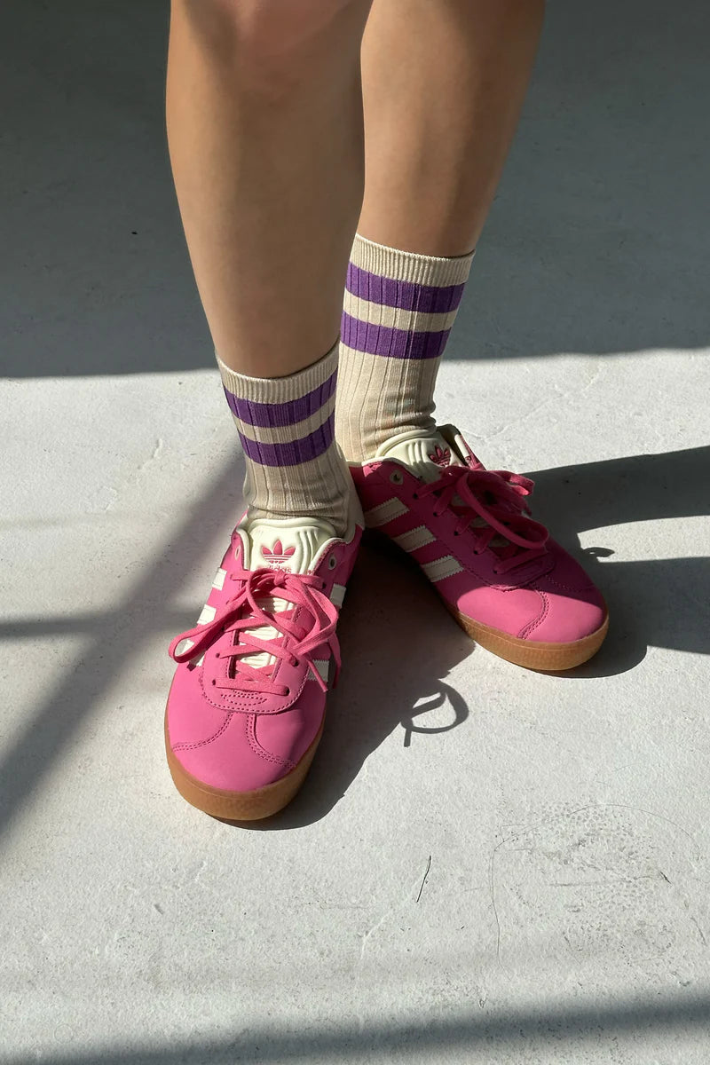 HER SOCKS VARSITY - Ube