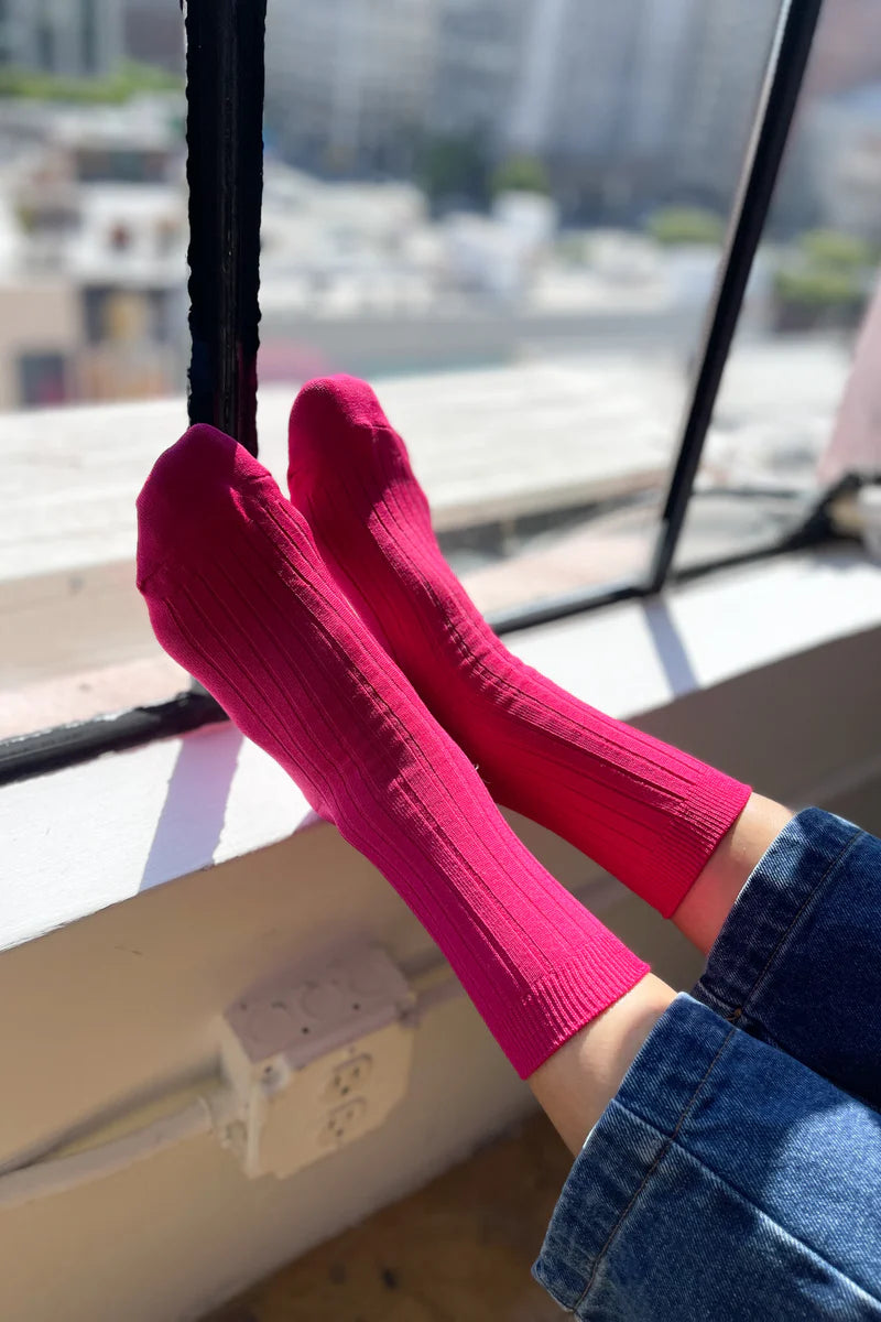 HER SOCKS - Fuschia