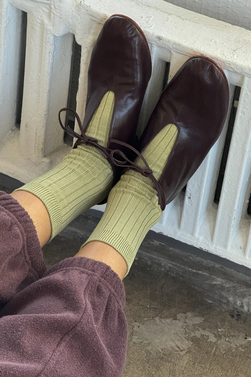 HER SOCKS - Avocado