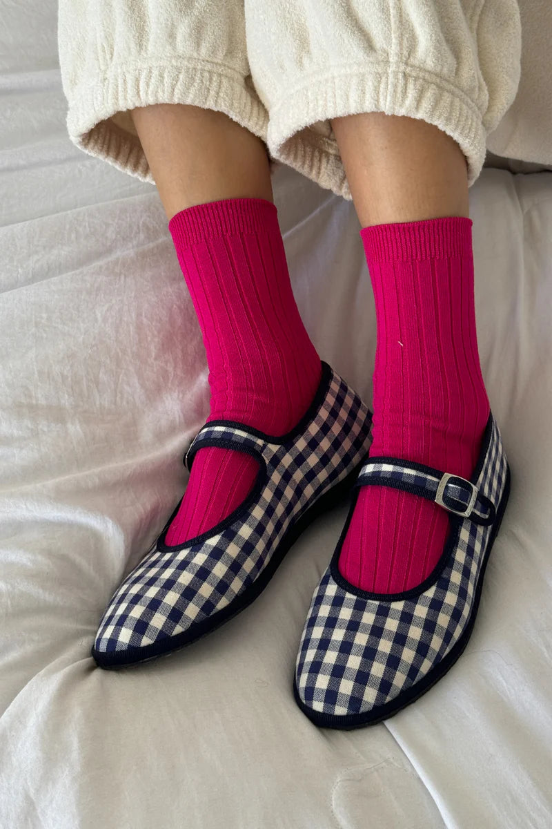 HER SOCKS - Fuschia