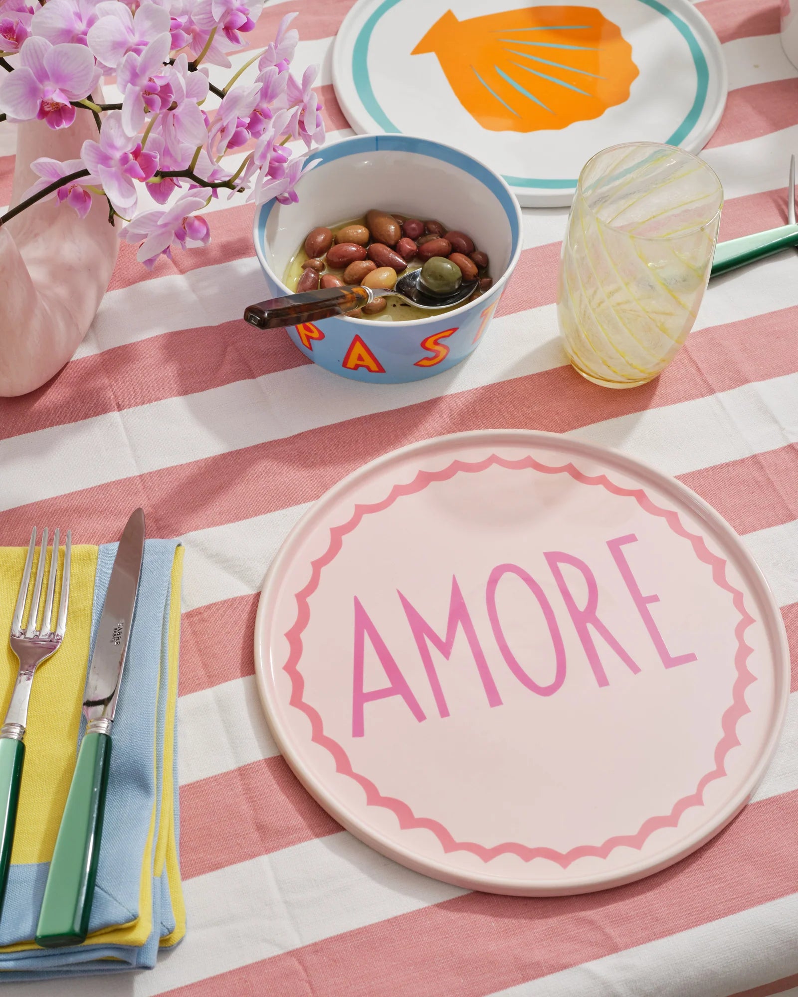 Pink Amore Plate