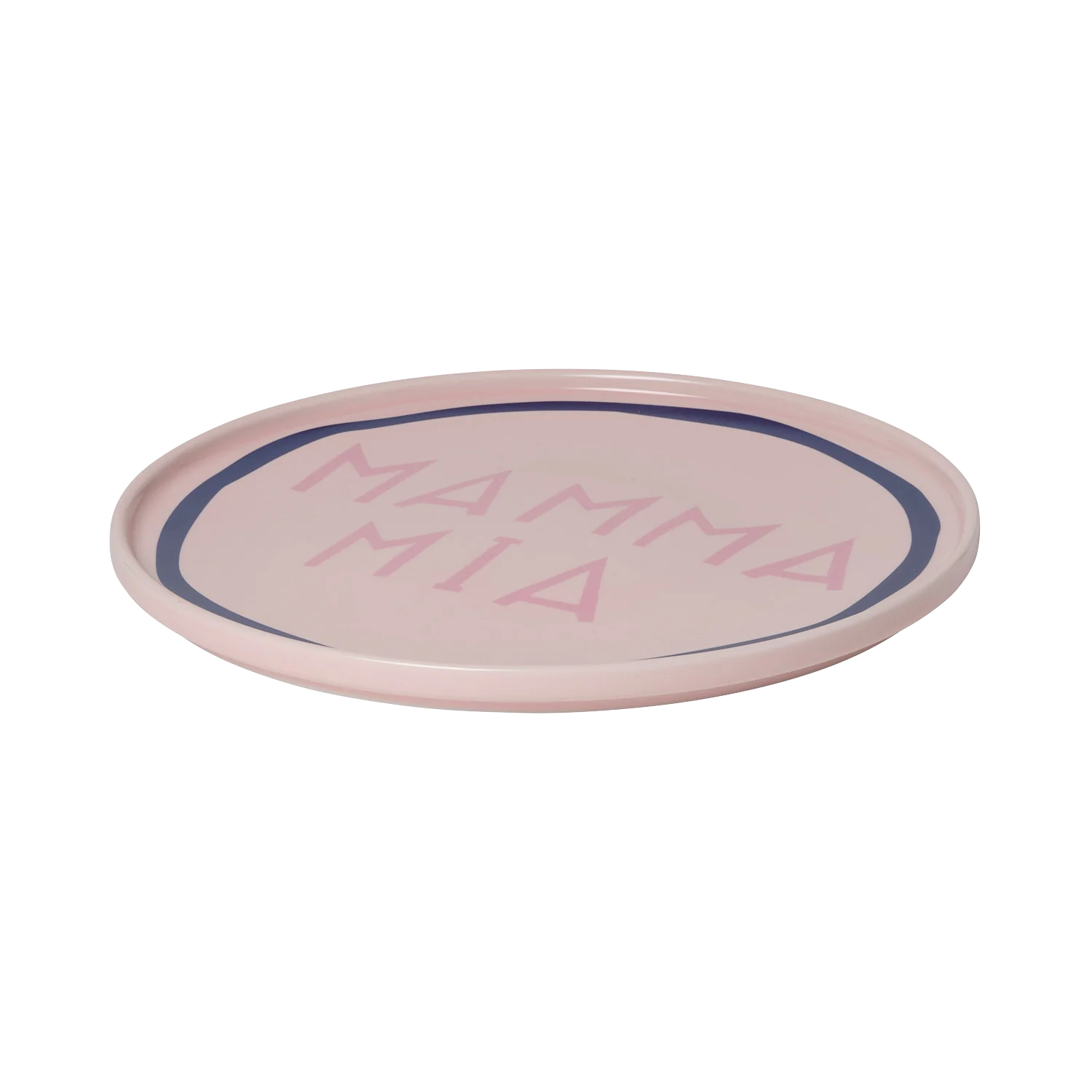 Pink Mamma Mia Plate