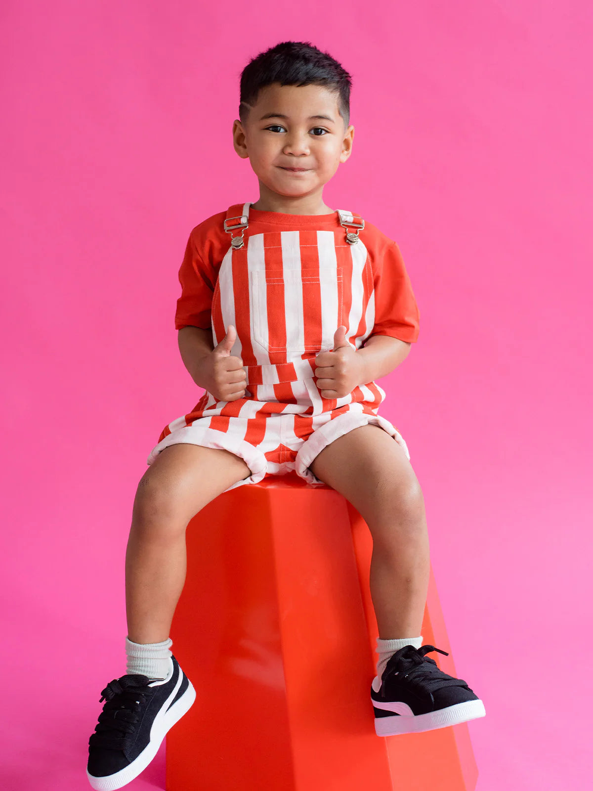 Overalls - Circus Stripe