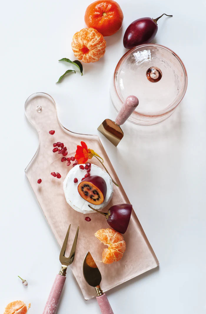 Cheese Set - Rose