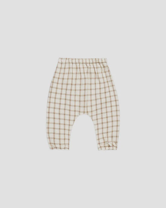 Woven Pant - Cinnamon Plaid