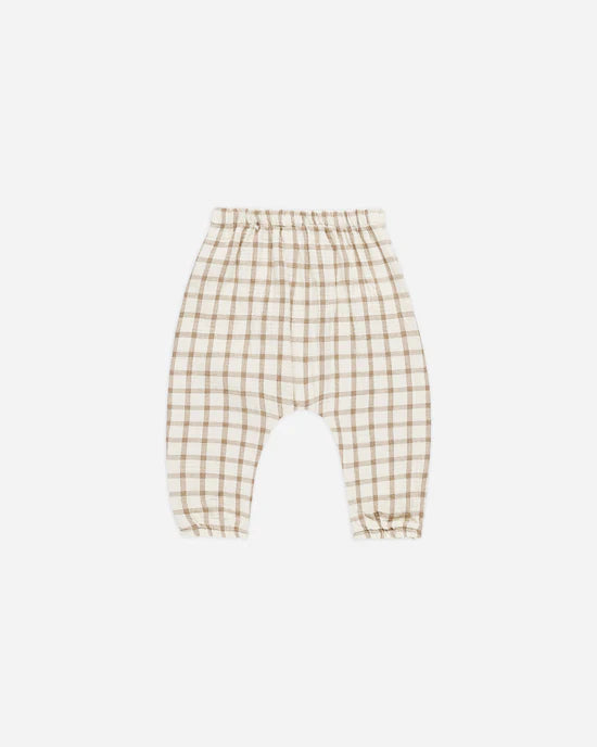 Woven Pant - Cinnamon Plaid