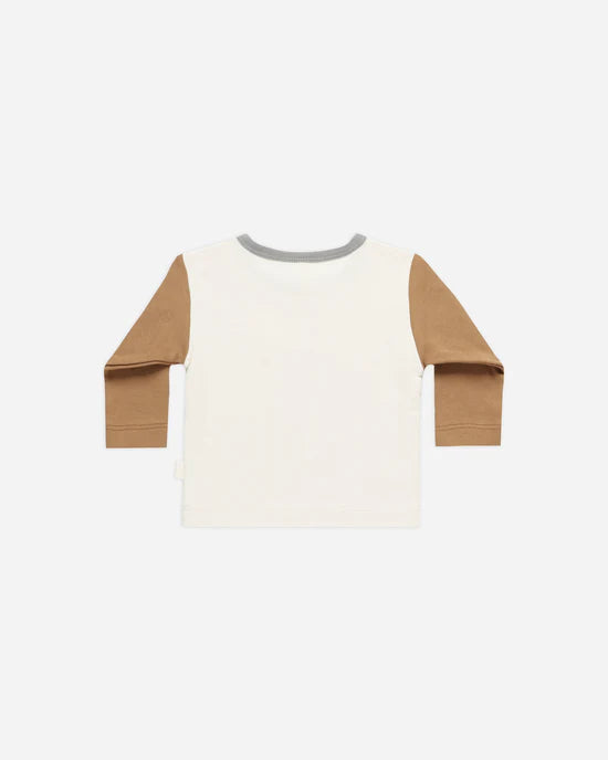 Long Sleeve Pocket Tee - Color Block