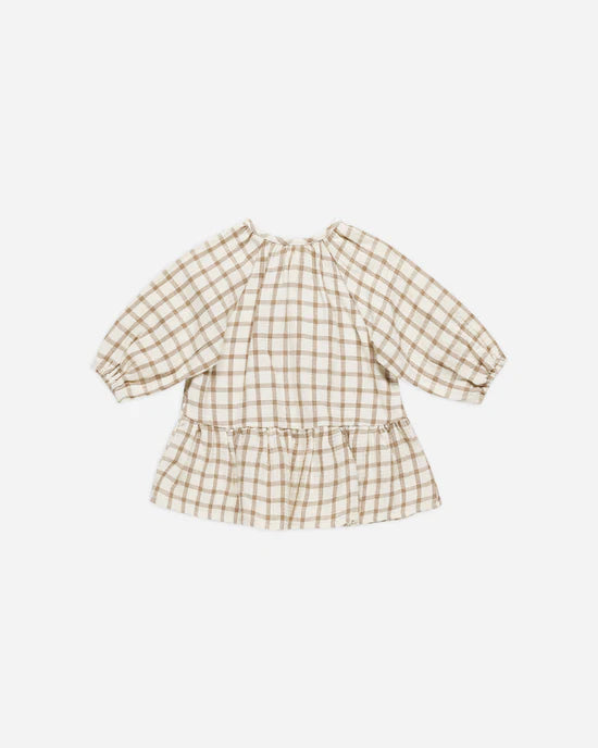 Lany Dress - Cinnamon Plaid