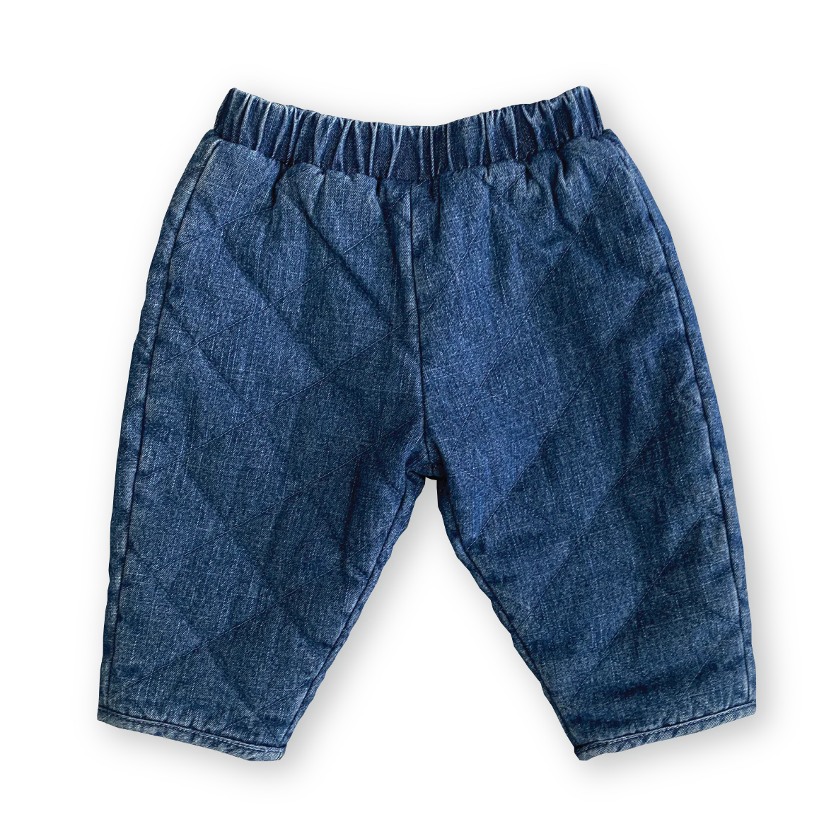 Quilted Hemp Denim Pants