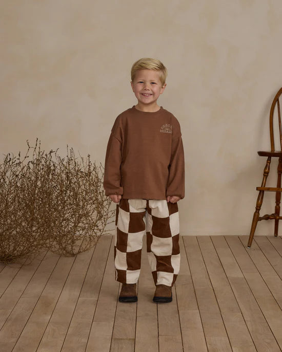 Baggy Cord Pant - Saddle Check