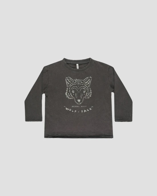 Raw Edge Long Sleeve - Wolf Pack