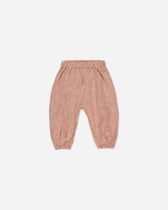 Parachute Pant - Poppy Gingham