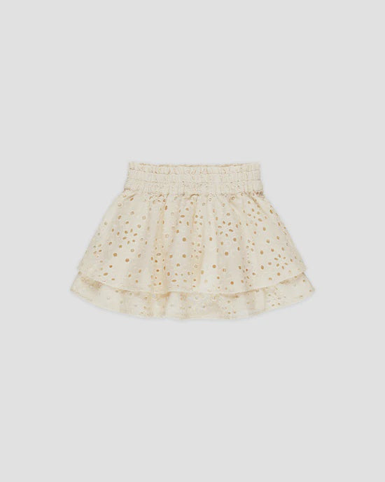 Rose Mini Skirt - Natural