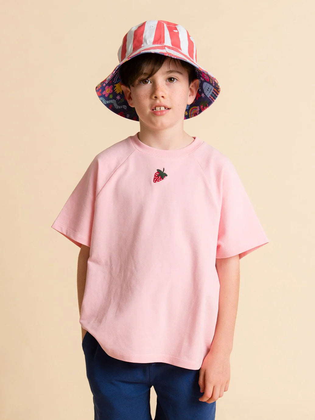 Raglan Box Tee - Pink