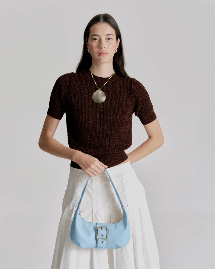 Everyday Baguette Bag - Sky Blue