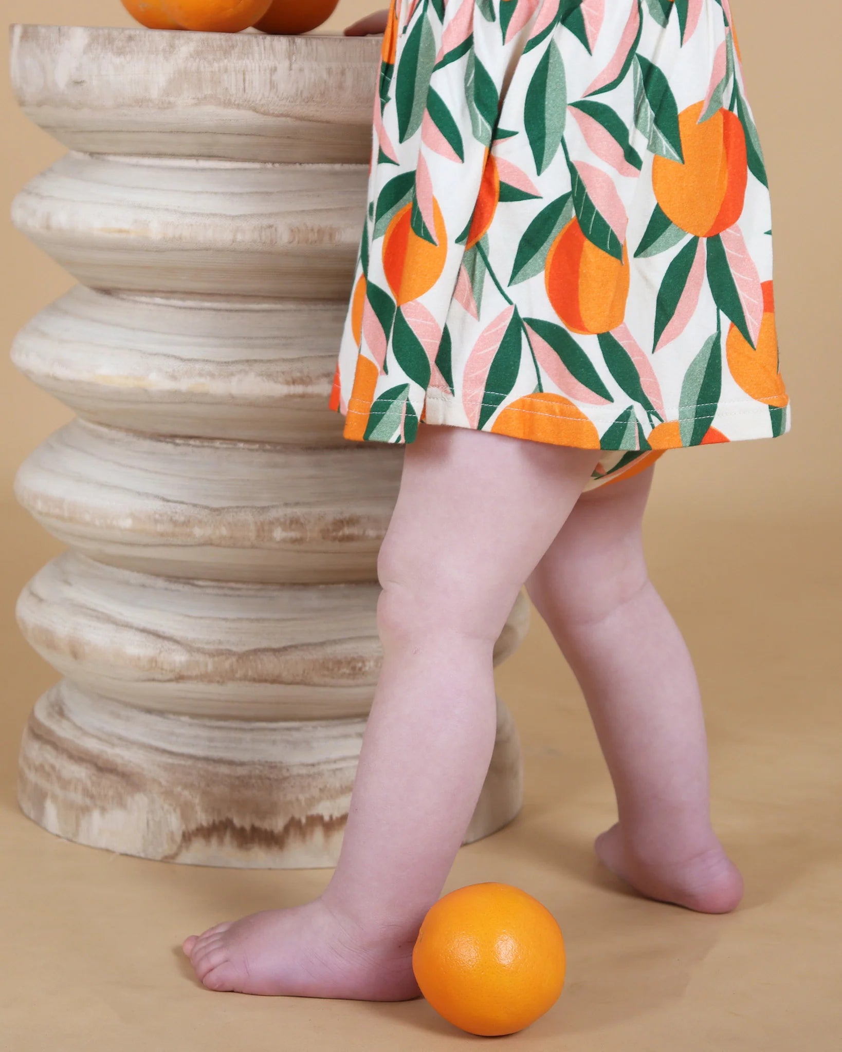 Orange Grove All-In-One Dress