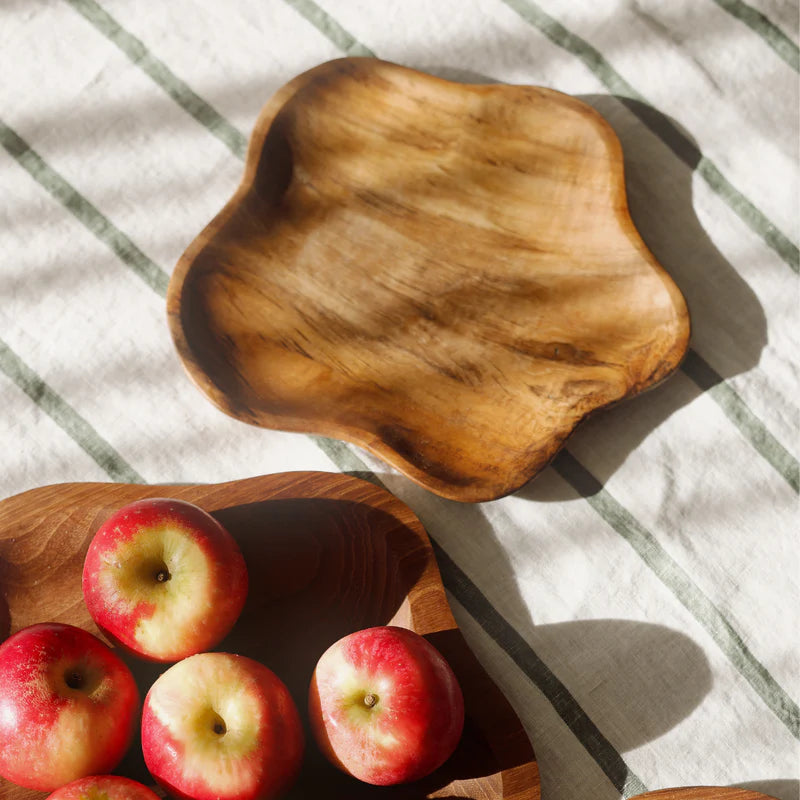 Wonky Teak Bowl