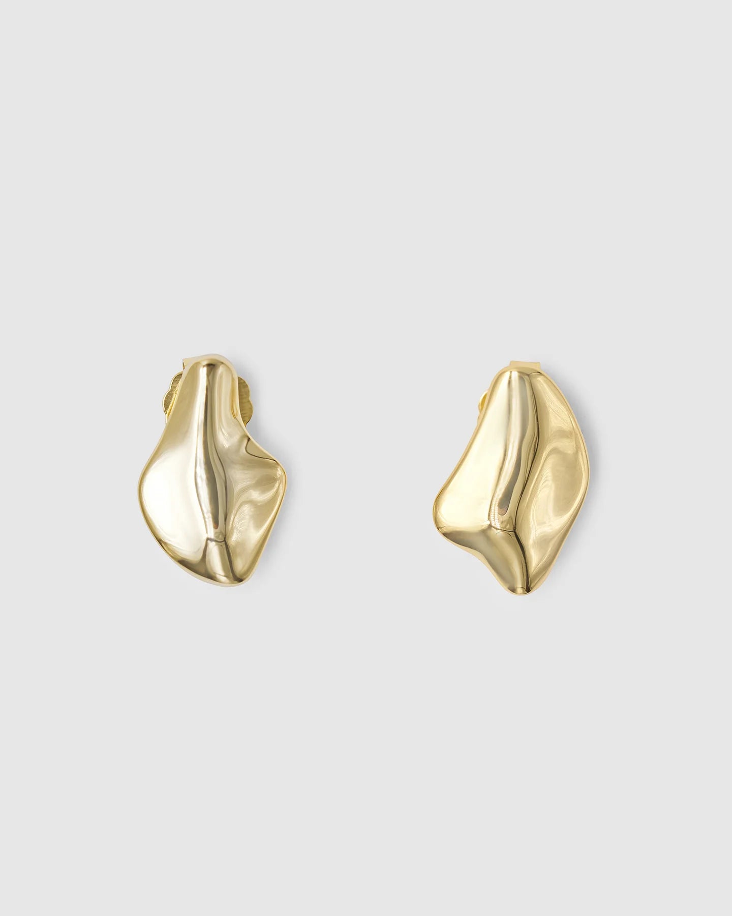 Val Stud Earrings - Small GOLD