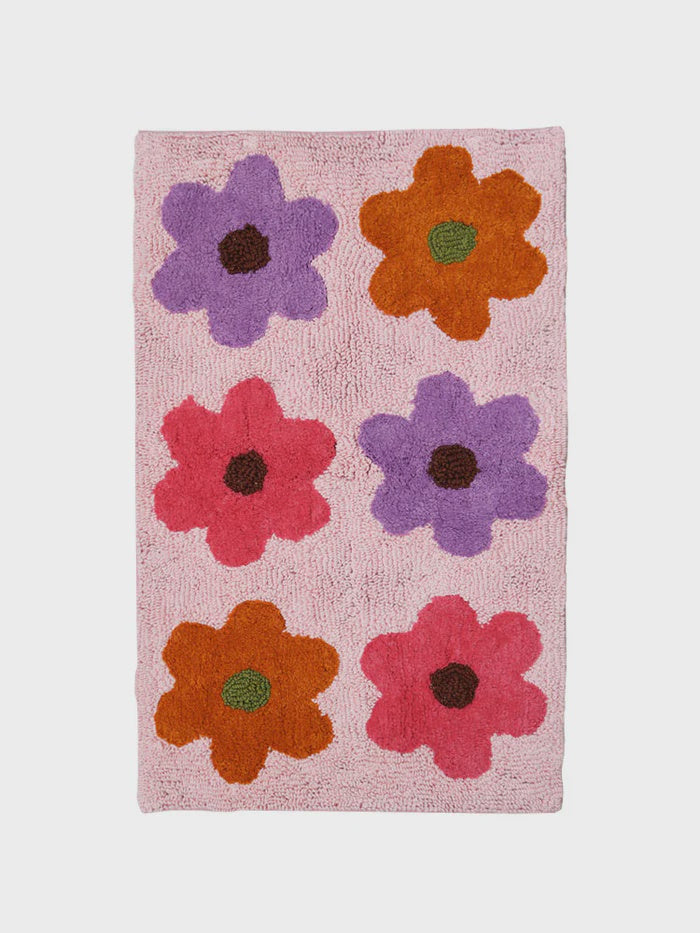 Candy Flowerbed Bath Mat