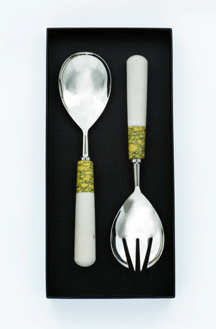 Salad Servers Set - Ochre