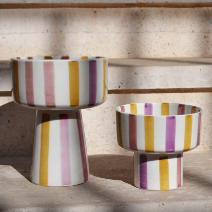 FRUIT CUP - OURIKA LILAC GOLD CERAMIC LARGE