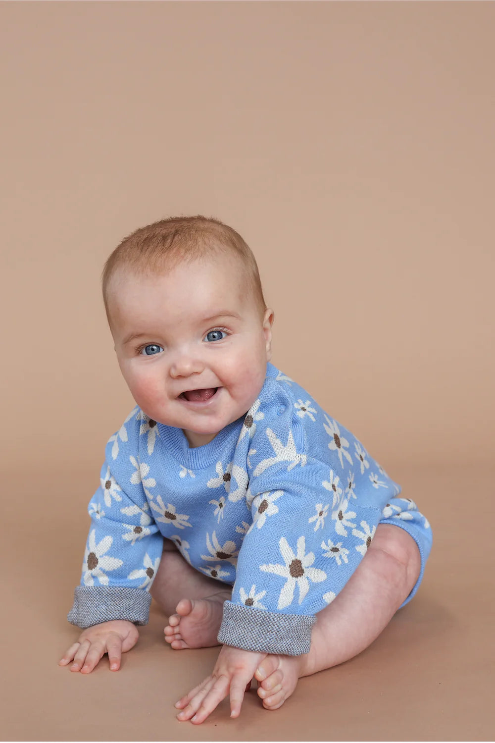 Wild Flower Romper - Sky