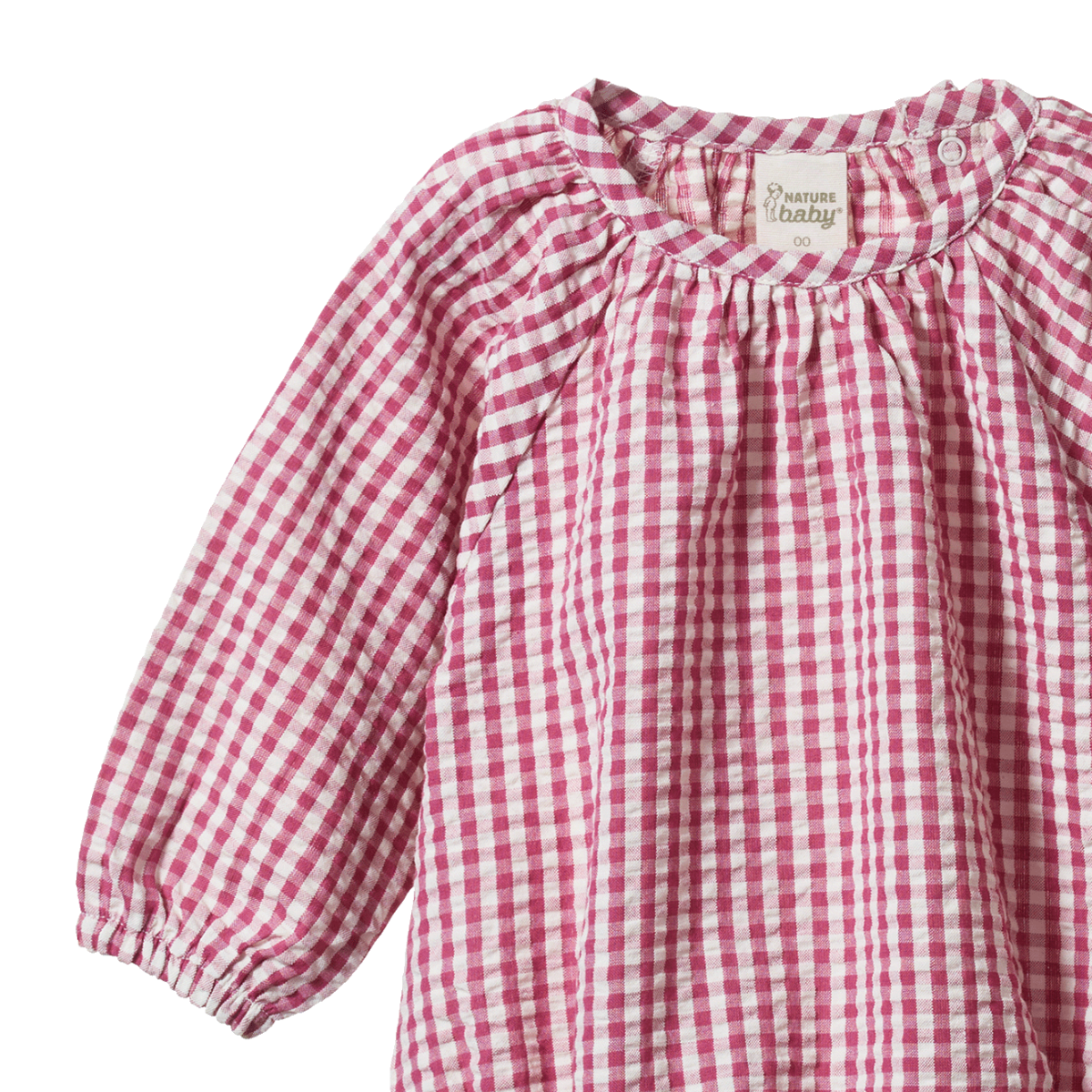 Meadow Bodysuit Gingham - Jam Check