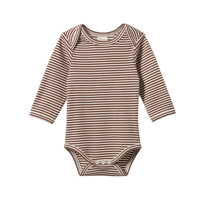 Long Sleeve Bodysuit - Pinecone